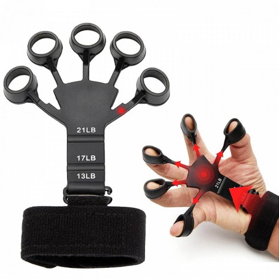 BAND DE RESISTÊNCIA PARA DEDOS EM SILICONE COM REGULAGEM