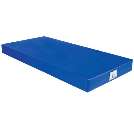 COLCHÃO SOLTEIRO HOSPITALAR EM NAPA AZUL D28 188X80X10CM