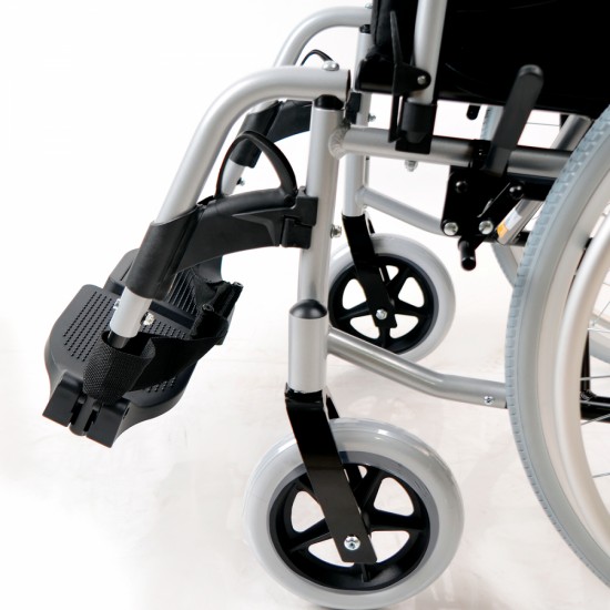 CADEIRA DE RODAS D600 EM ALUMÍNIO 44CM ATÉ 120KG - DELLAMED