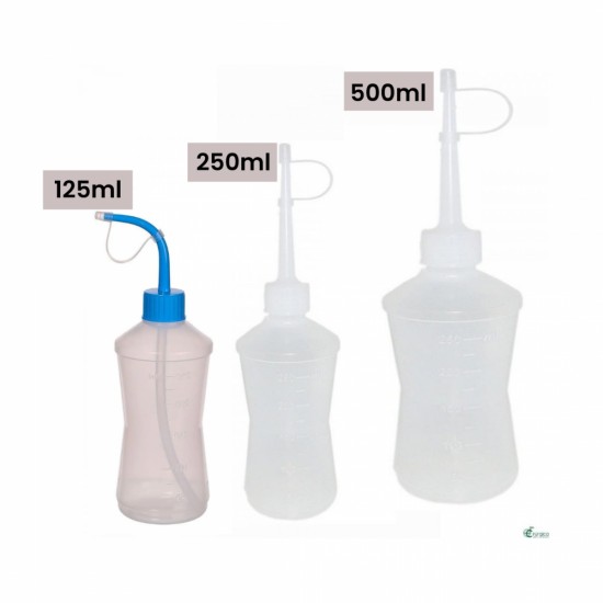 ALMOTOLIA  DE PLÁSTICO TRANSPARENTE - PROLAB