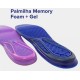 PALMILHA MEMORY FOAM + GEL - CHANTAL
