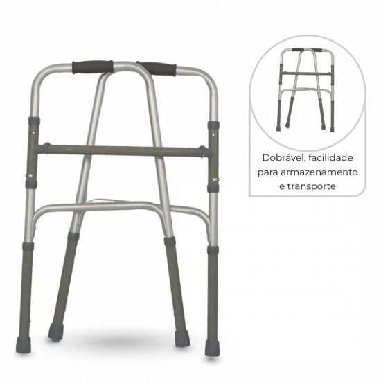 ANDADOR ADULTO FIXO E ARTICULADO D10 POP - DELLAMED