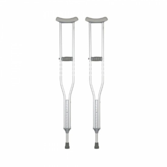 PONTEIRA PARA MULETA AXILAR CINZA ARTICULADA 7/8 - MERCUR
