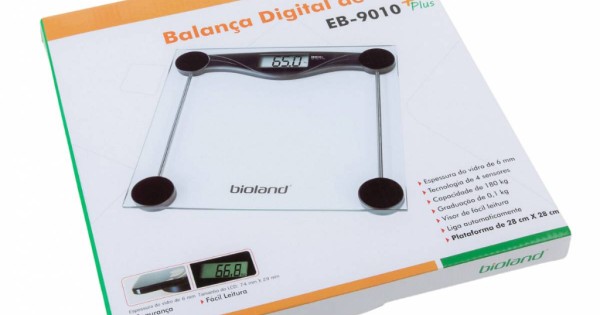 Balança Vertical BALANÇA DIGITAL GLASS 10 ATÉ 150KG - GTECH