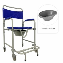 CADEIRA DE BANHO DOBRÁVEL E DESMONTÁVEL D45 ATÉ 150KG DELLAMED