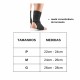 PAR DE TORNOZELEIRAS ELÁSTICAS PRETA STANDARD HIDROLIGHT