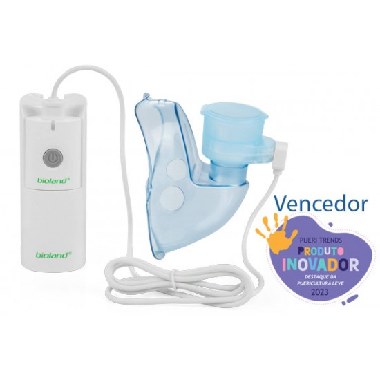 INALADOR E NEBULIZADOR DE REDE VIBRATÓRIA PORTÁTIL VP-M10 - BIOLAND