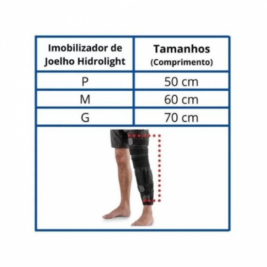 ÓRTESE IMOBILIZADOR DE JOELHO COMFORT AIR HIDROLIGHT