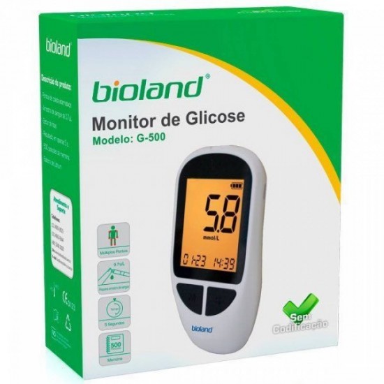 KIT MEDIDOR DE GLICOSE G-500 - BIOLAND