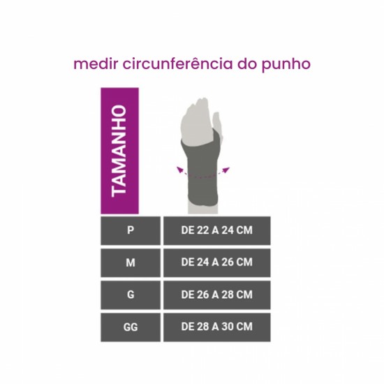 ÓRTESE COMFORT AIR CURTA SEM POLEGAR PRETA - HIDROLIGHT