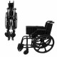 CADEIRA DE RODAS SIMPLES EM NYLON PNEU MACIÇO 40CM - PROLIFE