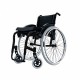 CADEIRA DE RODAS STAR LITE MONOBLOCO EM ALUMÍNIO 42CM PRETA - ORTOBRAS