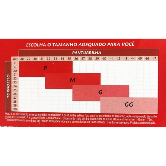 MEIA 3/4 KENDALL MÉDIA COMPRESSÃO (18-21 MMHG) - SEM PONTEIRA