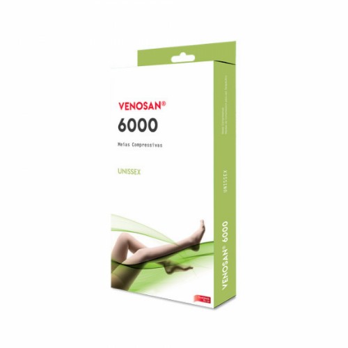 MEIA 7/8 VENOSAN AGH 6000 MÉDIA COMPRESSÃO 20-30MMHG - SEM PONTEIRA